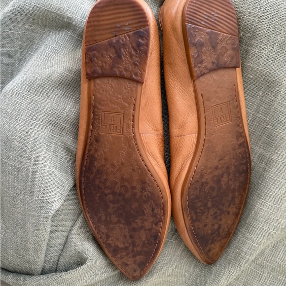 Frye Women's Brown Leather Loafers - Picture 2 of 5